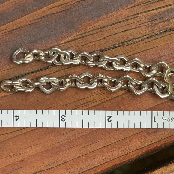 Tiffany & Co. 2000 Interlocking Gold Silver Hearts Retired Authentic Bracelet - Picture 15 of 15